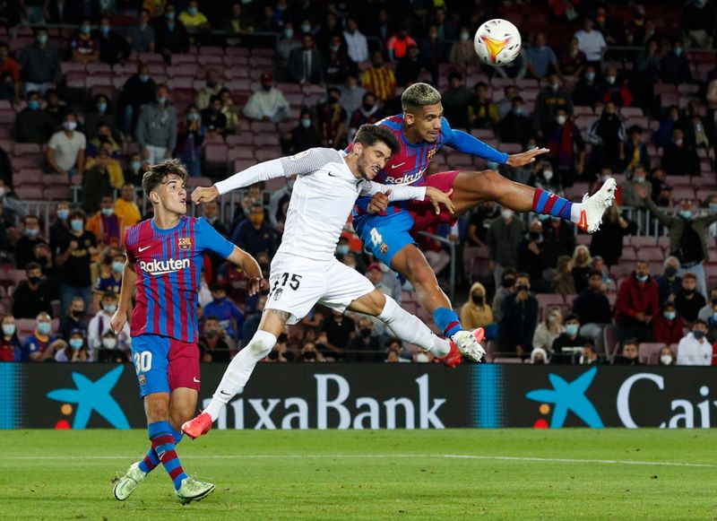 &copy; Reuters. Barcelona x Granada pela liga espanhola
20/09/2021
REUTERS/Albert Gea