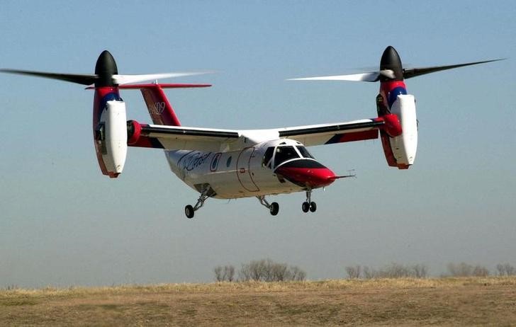 &copy; Reuters. Aeronave de pouso e decolagem verticais. 7/3/2003. REUTERS/ Bell/Agusta Aerospace