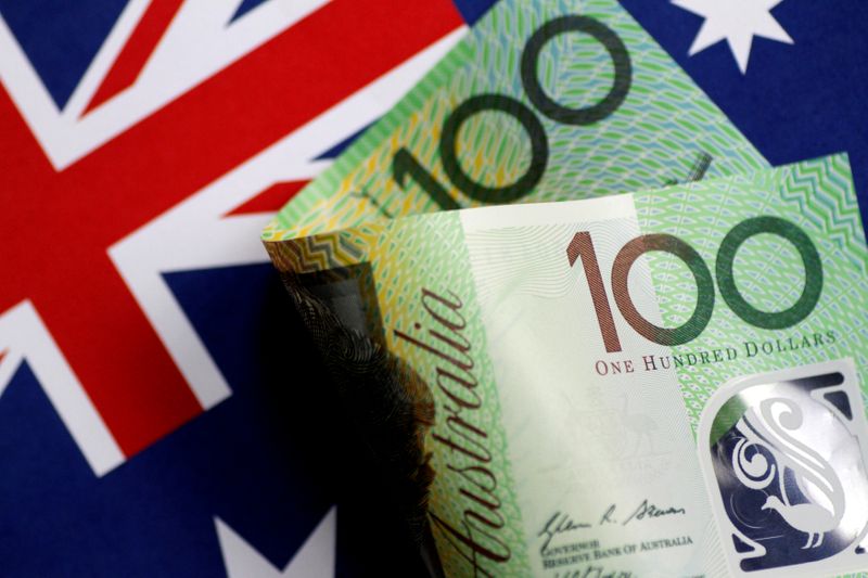 &copy; Reuters. An Australia Dollar note is seen in this illustration photo June 1, 2017. REUTERS/Thomas White/Illustration