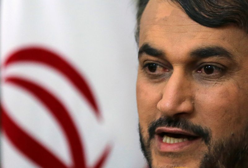&copy; Reuters. وزير الخارجية الإيراني حسين أمير عبد اللهيان في صورة من أرشيف رويترز