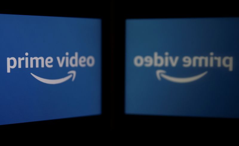 &copy; Reuters. Logotipo do serviço de streaming de vídeo Amazon Prime. 5/3/2021. REUTERS/Danish Siddiqui