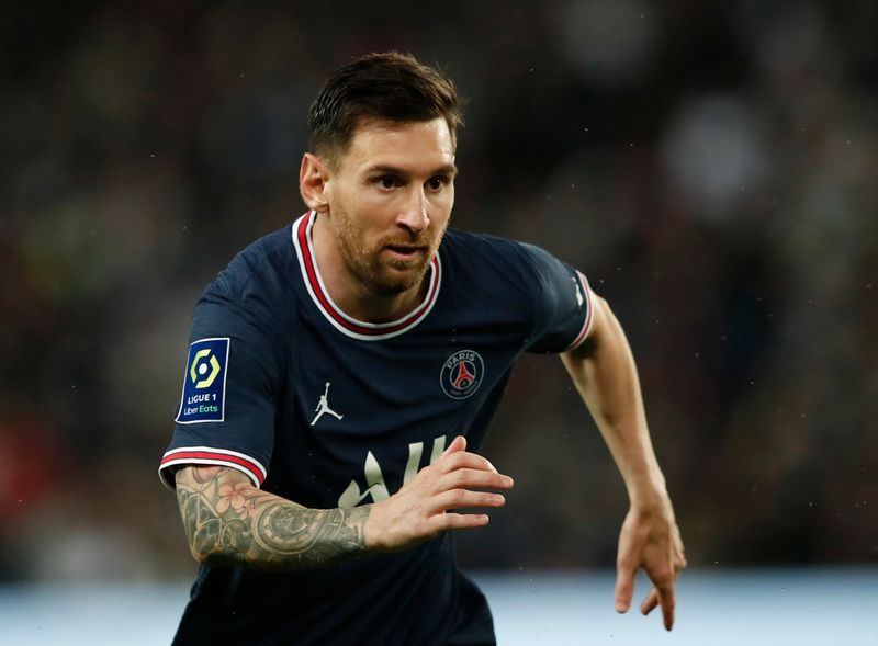 &copy; Reuters. Atacante argentino Lionel Messi, do PSG 
19/09/2021
REUTERS/Benoit Tessier