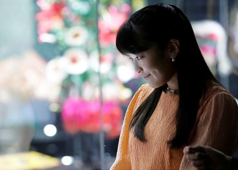 &copy; Reuters. Japan's Princess Mako is seen at the National Museum of Ethnography and Folklore in La Paz, Bolivia, July 16, 2019. REUTERS/David Mercado