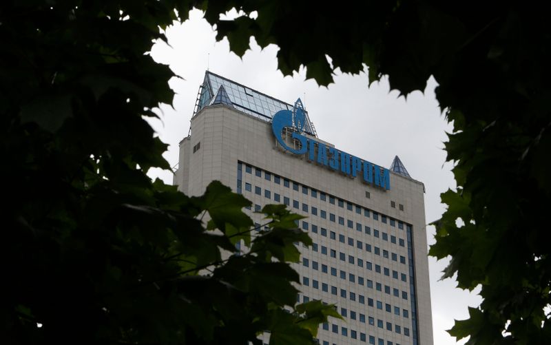 &copy; Reuters. A general view shows the headquarters of Gazprom on the day of the annual general meeting of the company's shareholders in Moscow, June 27, 2014. Russia's Gazprom plans to build a gas pipeline to China using its own financial resources, Deputy CEO Vitaly 