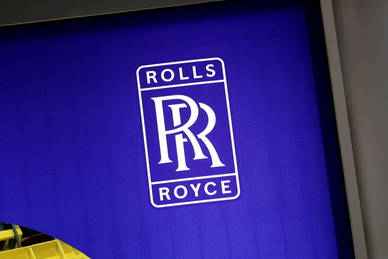 &copy; Reuters. FILE PHOTO: The logo of Rolls-Royce is pictured in Villepinte near Paris, France, June 27, 2018. REUTERS/Benoit Tessier/File Photo