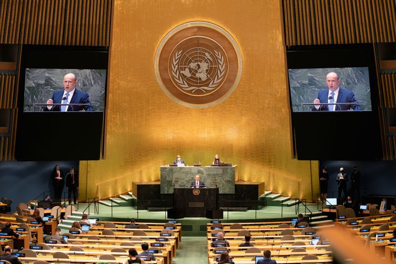 At U.N., Israeli PM Bennett says Iran has crossed all nuclear 'red lines'