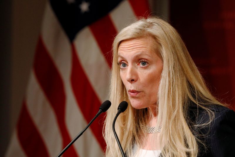 &copy; Reuters. Federal Reserve Board Governor Lael Brainard speaks at the John F. Kennedy School of Government at Harvard University in Cambridge, Massachusetts, U.S., March 1, 2017. REUTERS/Brian Snyder