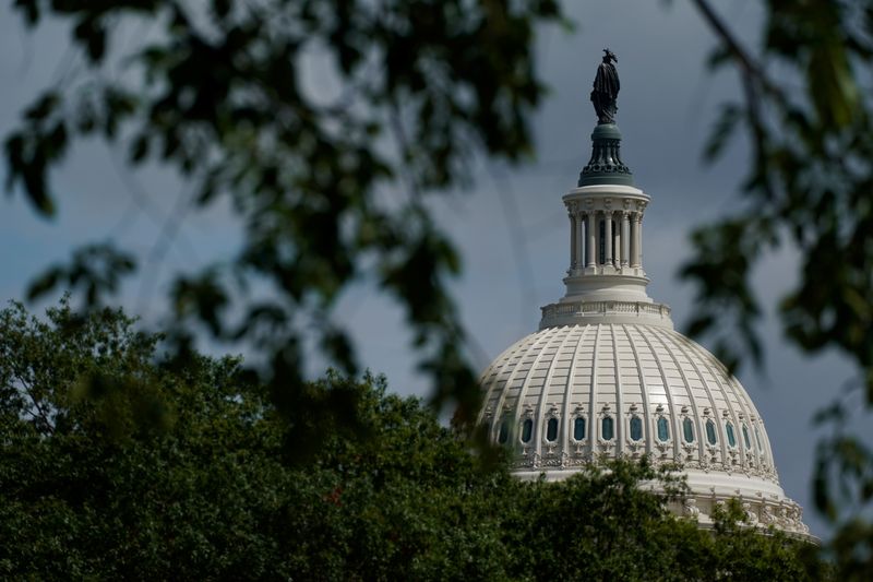 © Reuters. FILE PHOTO: The U.S. Capitol Building is pictured in Washington, U.S., August 20, 2021. REUTERS/Elizabeth Frantz