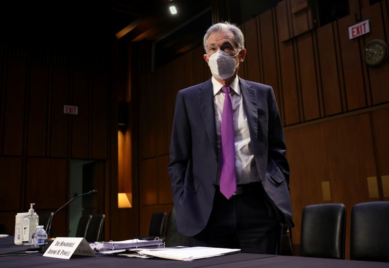 &copy; Reuters. O chair do Federal Reserve, Jerome Powell, em Washington, DC, EUA, 28 de setembro de 2021. Kevin Dietsch/Pool via REUTERS