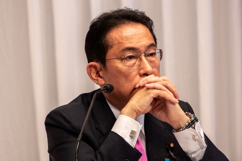 &copy; Reuters. Novo líder do Partido Liberal Democrata do Japão (PLD)e virtualmente o próximo primeiro-ministro, Fumio Kishida
20/09/2021. 
Philip Fong/Pool via REUTERS/Files