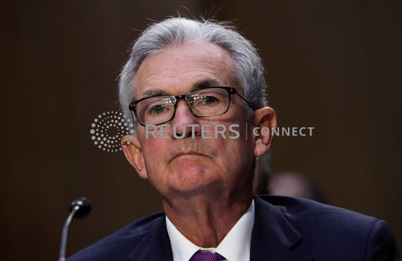 &copy; Reuters. O chair do Federal Reserve, Jerome Powell, Washington, DC, EUA, 28 de setembro de 2021. Kevin Dietsch/Pool via REUTERS