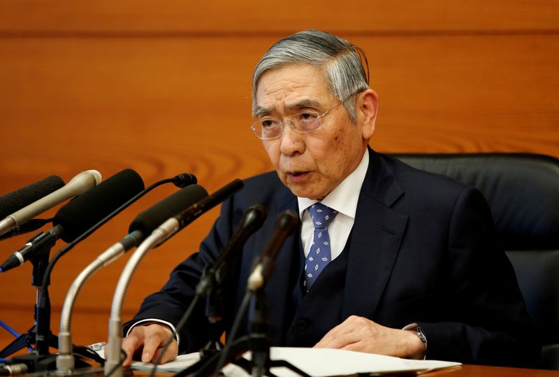 &copy; Reuters. Presidente do banco central do Japão, Haruhiko Kuroda
21/01/2020. 
REUTERS/Kim Kyung-Hoon/File Photo