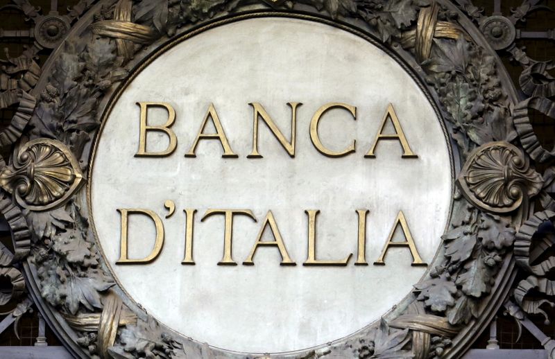 &copy; Reuters. Il logo di Banca D'Italia a Milano. REUTERS/Stefano Rellandini