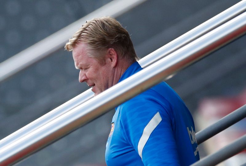 Koeman questiona direção do Barcelona ao sentir pressão aumentar
