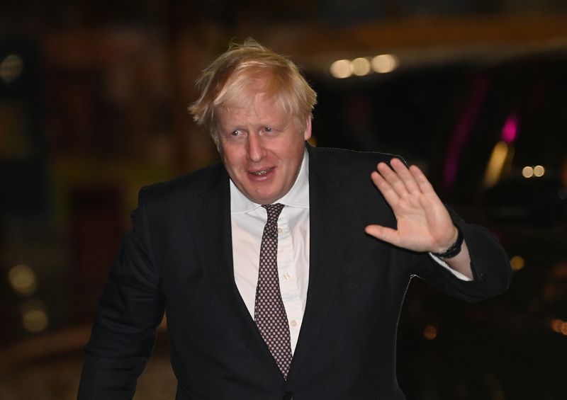 &copy; Reuters. Britain's Prime Minister Boris Johnson arrives at the annual Conservative party conference in Manchester, Britain, October 2, 2021. REUTERS/Toby Melville