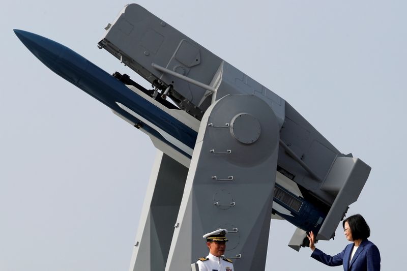 &copy; Reuters. Vista do míssil PFG-1112 Ming Chuan, em Taiwan. 8/11/2018. REUTERS/Tyrone Siu