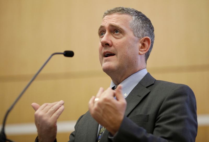 &copy; Reuters. Presidente do Federal Reserve de St. Louis, James Bullard
08/10/2018. 
REUTERS/Edgar Su