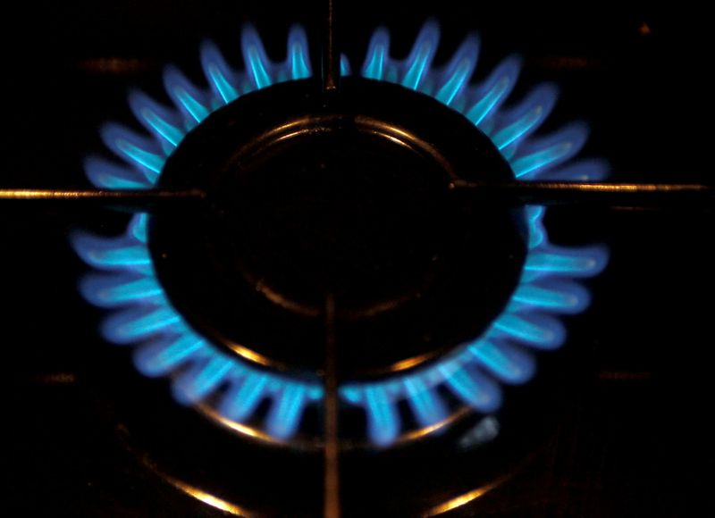 &copy; Reuters. FILE PHOTO: A gas burner is pictured on a cooker in a private home in Bordeaux, France, December 13, 2012. REUTERS/Regis Duvignau/File Photo