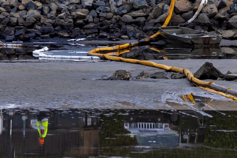 Pipeline from California oil spill was moved 105 feet along sea floor