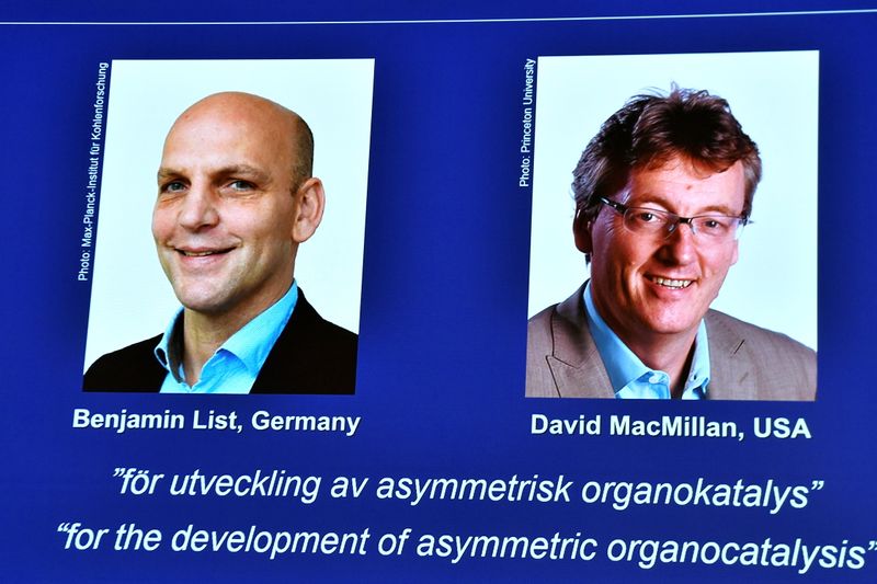 Scientists list and MacMillan win Nobel Chemistry Prize