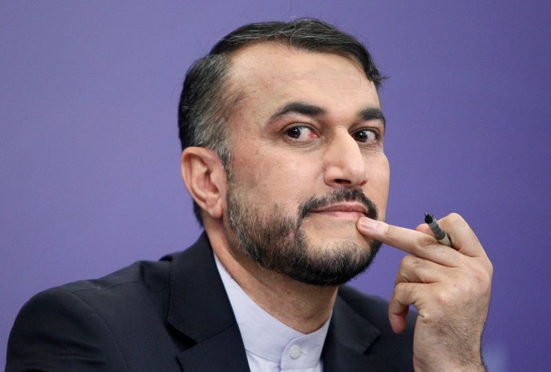 &copy; Reuters. وزير الخارجية الإيراني حسين أمير عبد اللهيان. صورة من أرشيف رويترز.