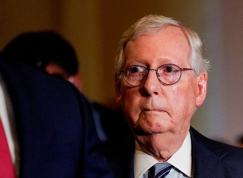 McConnell hints at Republican cooperation for passing U.S. debt limit hike by reconciliation