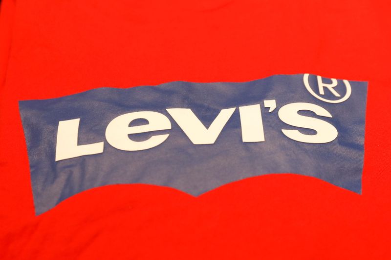 &copy; Reuters. FILE PHOTO: A Levi's logo is seen on a shirt in a Levi Strauss store in New York, U.S., March 19, 2019. REUTERS/Shannon Stapleton/File Photo