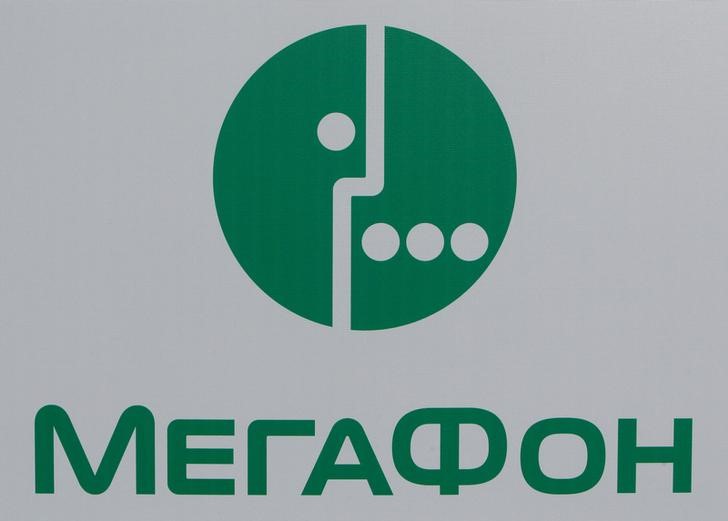 &copy; Reuters. The logo of Russian mobile operator Megafon is seen on a board at the St. Petersburg International Economic Forum 2017 (SPIEF 2017) in St. Petersburg, Russia, June 1, 2017. Picture taken June 1, 2017. REUTERS/Sergei Karpukhin