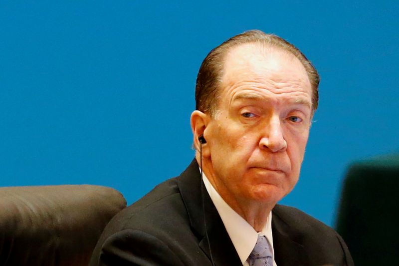 &copy; Reuters. FILE PHOTO: World Bank President David Malpass attends the "1+6" Roundtable meeting at the Diaoyutai state guesthouse in Beijing, China November 21, 2019. REUTERS/Florence Lo/File Photo