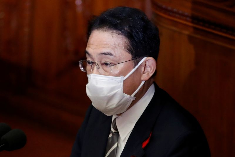 Japan premier warns of negative impact on companies from weak yen