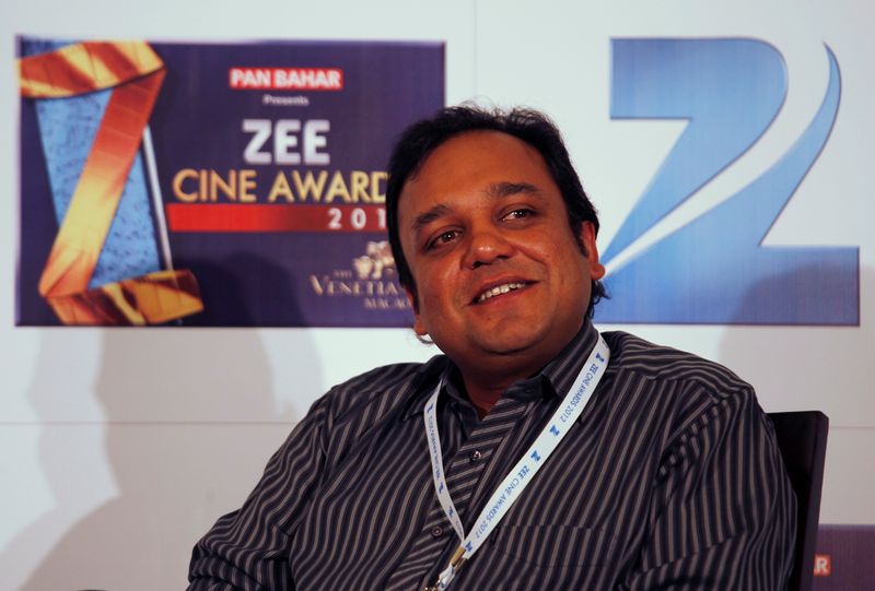 &copy; Reuters. FILE PHOTO: Punit Goenka, CEO and managing director of Zee Entertainment Enterprises, attends a news conference before the Zee Cine Awards in Macau January 21, 2012. REUTERS/Bobby Yip/File Photo
