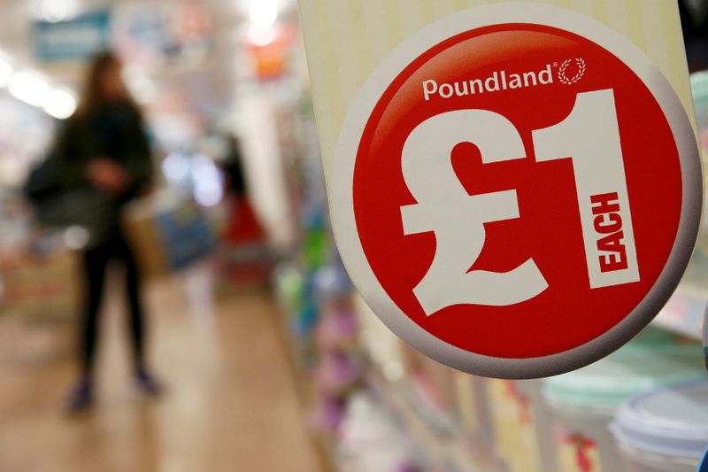 &copy; Reuters. FILE PHOTO: A Poundland store in London, Britain, November 10, 2015. REUTERS/Stefan Wermuth/File Photo