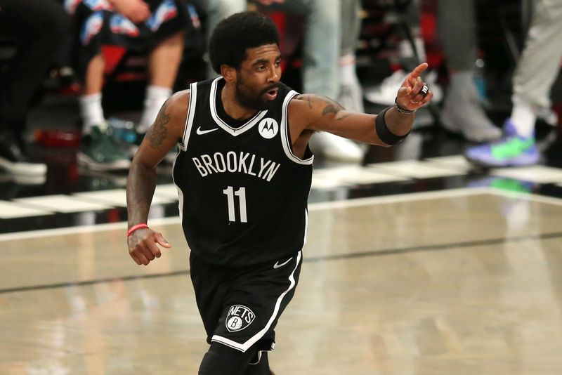 &copy; Reuters. Kyrie Irving durante partida do Brooklyn Nets
05/06/2021
Brad Penner-USA TODAY Sports