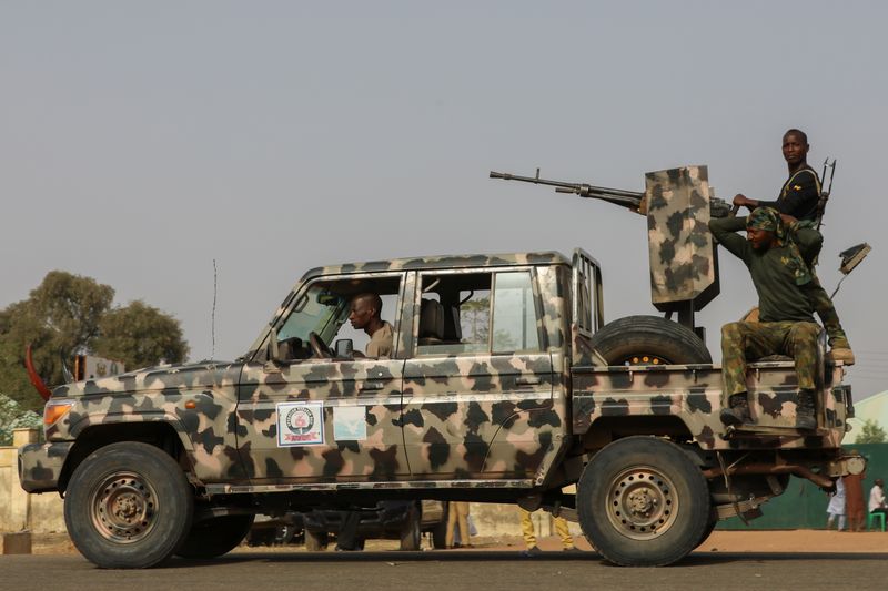 &copy; Reuters. Veículo das Forças Armadas da Nigéria
03/03/2021
REUTERS/Afolabi Sotunde