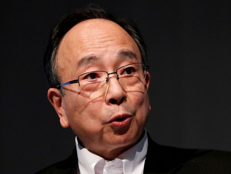 &copy; Reuters. FILE PHOTO: Bank of Japan Deputy Governor Masayoshi Amamiya speaks during a Reuters Newsmaker event in Tokyo, Japan July 5, 2019.     REUTERS/Issei Kato/File Photo