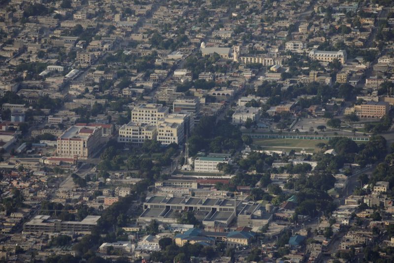 &copy; Reuters. FILE PHOTO: A general view of buildings in Port-au-Prince, is seen from the outskirts of Port-au-Prince, Haiti October 4, 2020. REUTERS/Andres Martinez Casares