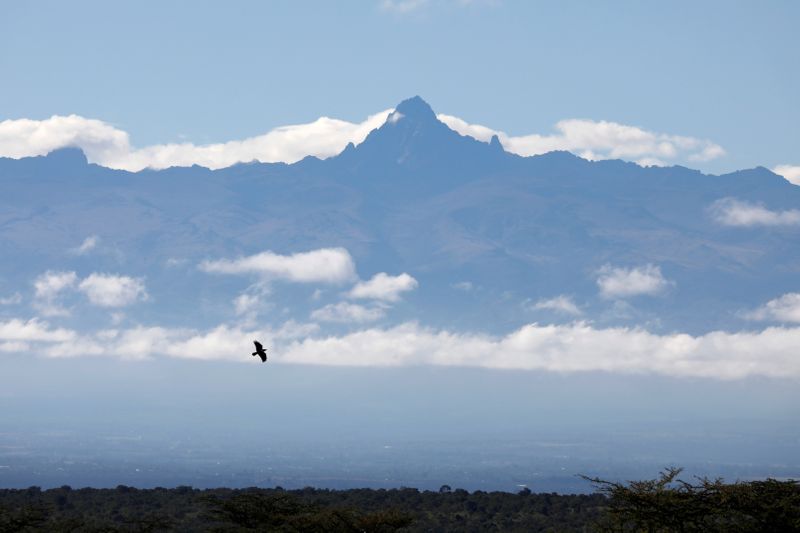 &copy; Reuters. FILE PHOTO: Mount Kenya is seen from the Ol Pejeta Conservancy in Laikipia national park, Kenya, May 22 , 2019. REUTERS/Baz Ratner/File Photo