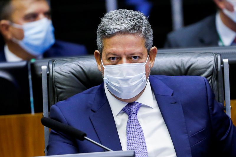 &copy; Reuters. Presidente da Câmara dos Deputados, Arthur Lira, durante sessão da Casa
14/09/2021 REUTERS/Adriano Machado