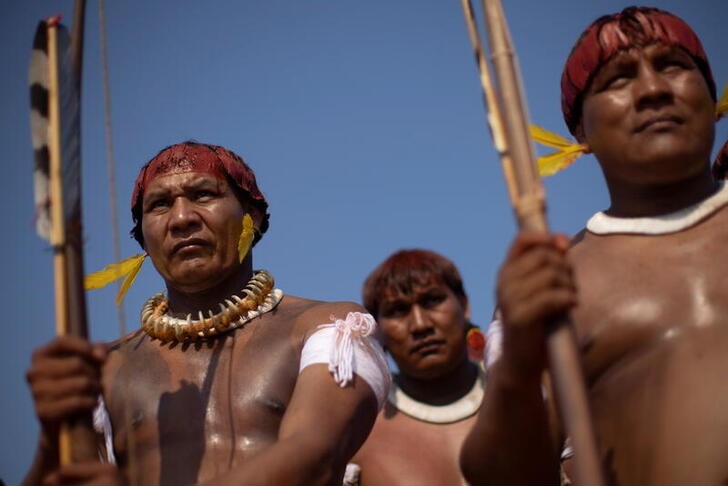 &copy; Reuters. Ritual do Kuarup no Parque Indígena do Xingu, Brasil
12/09/2021 REUTERS/Ueslei Marcelino