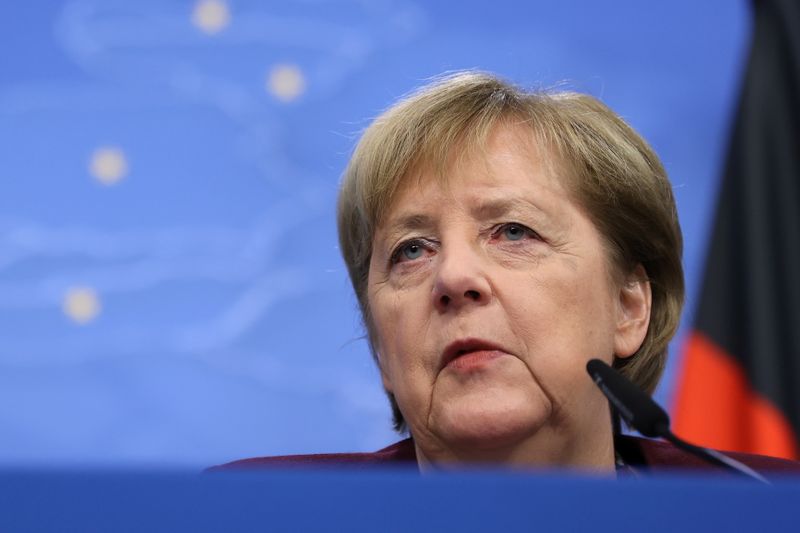 &copy; Reuters. Chanceler alemã, Angela Merkel
22/10/2021
Aris Oikonomou/Pool via REUTERS