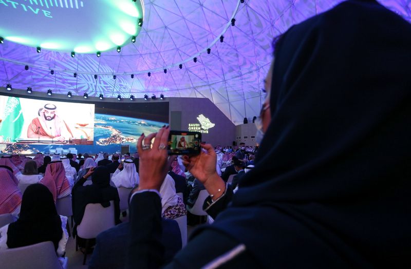 ولي العهد السعودي: المملكة تستهدف الوصول إلى صافي انبعاثات صفرية بحلول 2060