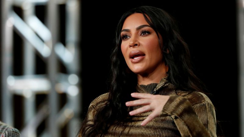 &copy; Reuters. Kim Kardashian West, star televisiva e donna d'affari, a Pasadena, in California. REUTERS/Mario Anzuoni