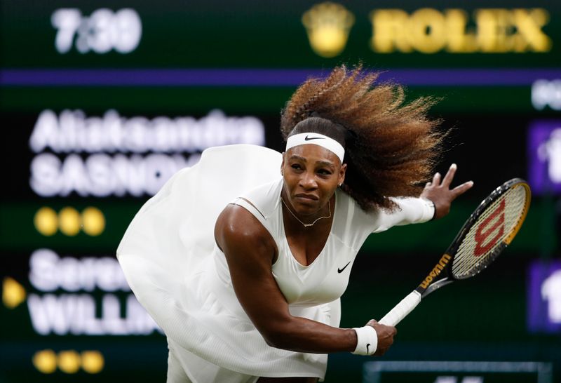 &copy; Reuters. Serena Williams em Wimbledon
29/06/2021 REUTERS/Peter Nicholls