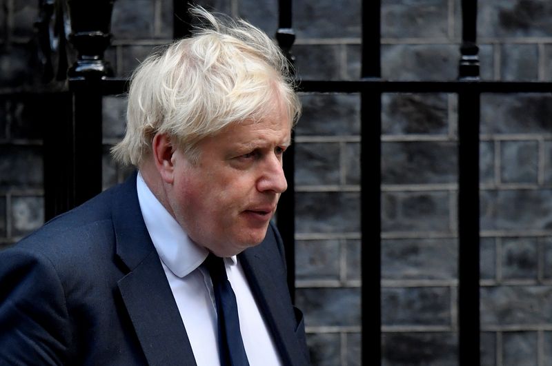 &copy; Reuters. FILE PHOTO: Britain's Prime Minister Boris Johnson walks outside Downing Street in London, Britain October 20, 2021. REUTERS/Toby Melville