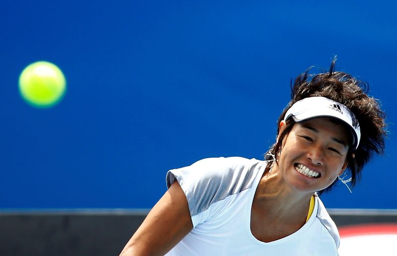 © Reuters. صورة من أرشيف رويترز للاعبة التنس اليابانية المعتزلة كيميكو داتي.