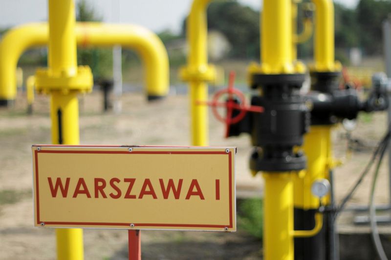 &copy; Reuters. Imagen de archivo de la estación de distribución de gas Gaz-System en Gustorzyn, Polonia.