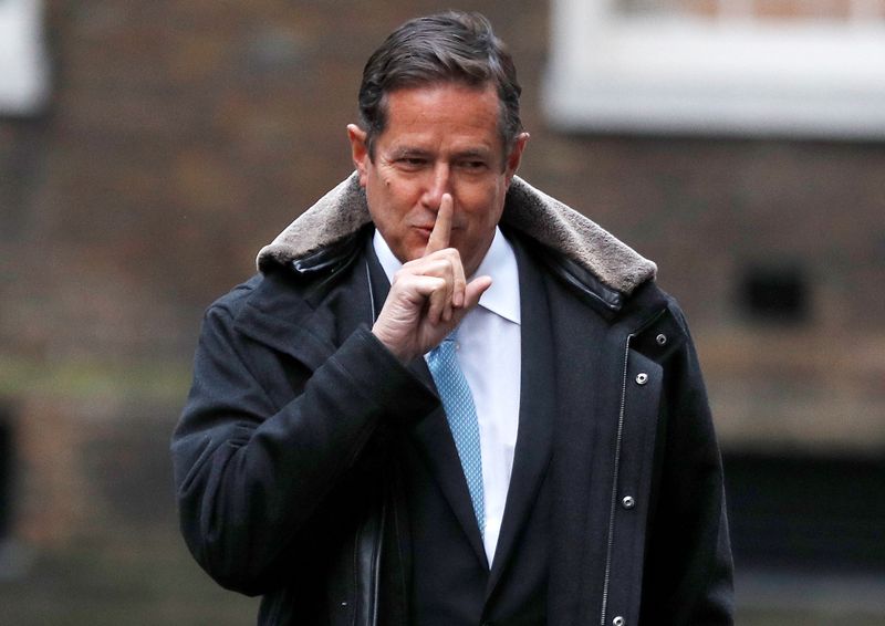 &copy; Reuters. FILE PHOTO: Barclays' CEO Jes Staley arrives at 10 Downing Street in London, Britain January 11, 2018. REUTERS/Peter Nicholls