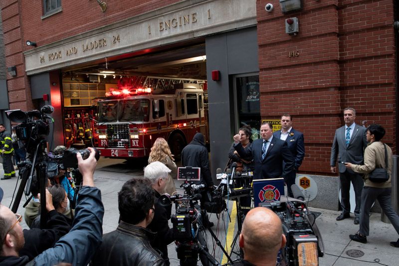 As mandate kicks in, ranks of unvaccinated New York police, firefighters dwindle