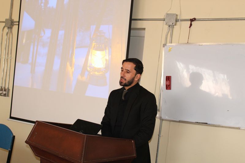 © Reuters. Khalilullah Tawhidyar, an English professor is seen in an undisclosed location in this undated handout photograph obtained by Reuters. Handout via REUTERS