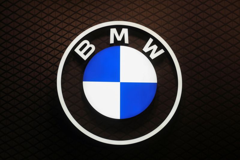 &copy; Reuters. FILE PHOTO: BMW logo is seen during Munich Auto Show, IAA Mobility 2021 in Munich, Germany, September 8, 2021. REUTERS/Wolfgang Rattay